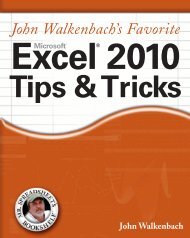 Excel 2010 Tips and Tricks