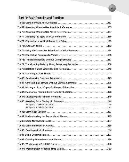 Excel 2010 Tips and Tricks