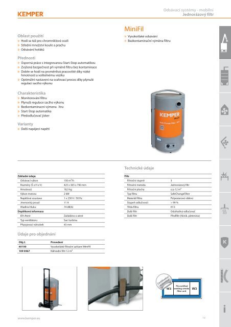 KEMPER produktový katalog 2016