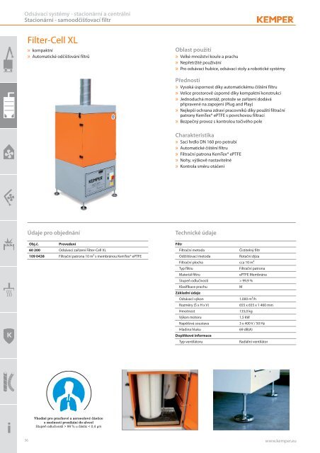 KEMPER produktový katalog 2016