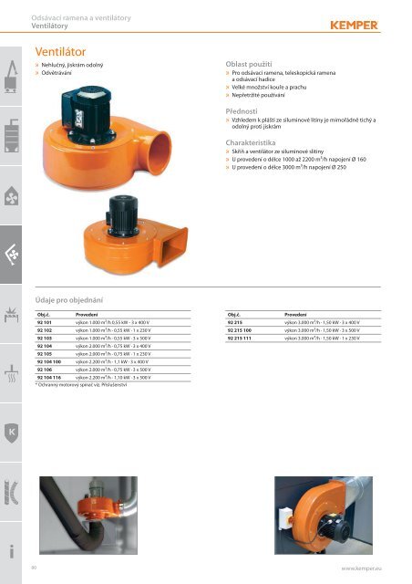 KEMPER produktový katalog 2016