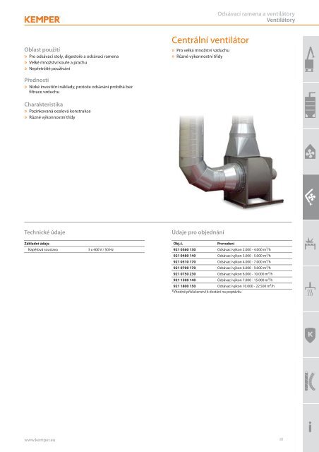 KEMPER produktový katalog 2016