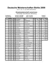 Deutsche Meisterschaften Bohle 2009