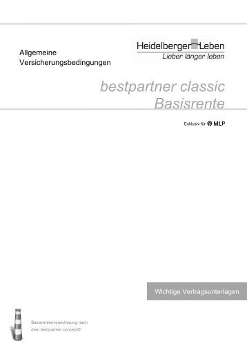 bestpartner classic Basisrente - Heidelberger Leben