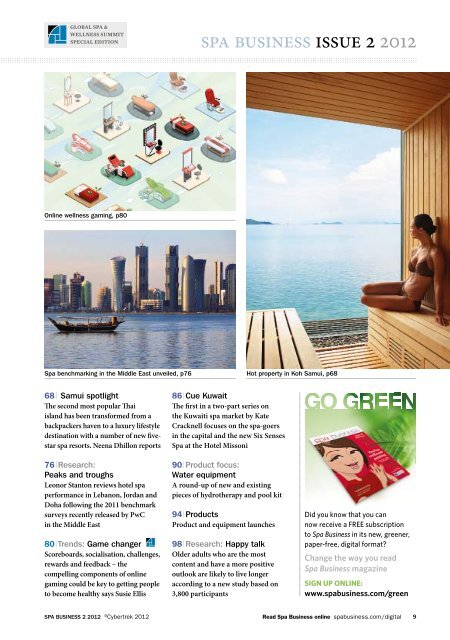 Spa Business issue 2 2012 - Leisure Opportunities