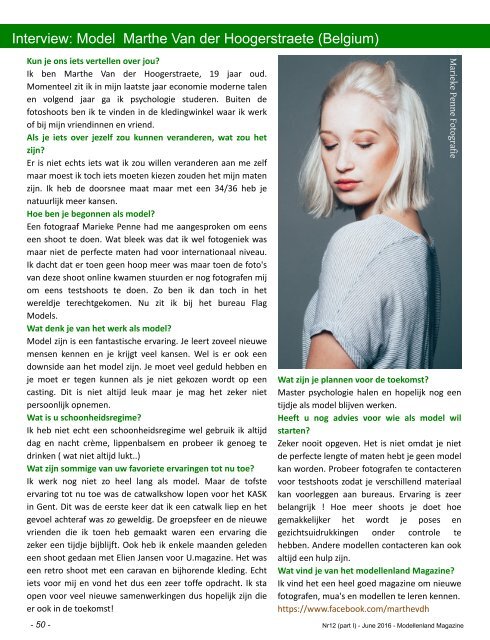 Modellenland Magazine Issue12 (part I) (june 2016)