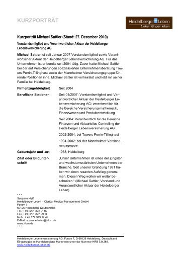 KURZPORTRÄT - Heidelberger Leben
