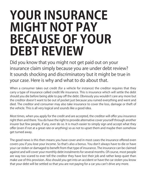 Debtfree DIGI Magazine - May 2016