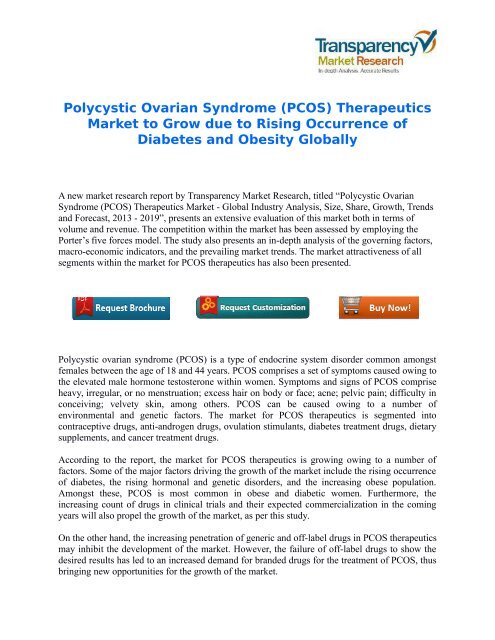 Polycystic Ovarian Syndrome (PCOS) Therapeutics Market 