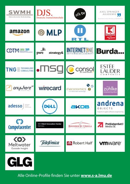 LMU Jobmessen SoSe 2016