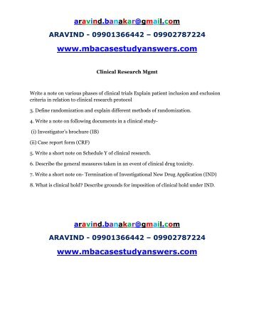 Write a note on various phases of clinical trials Explain patient inclusion and exclusion criteria in relation to clinical research protocol