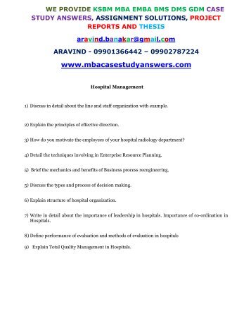 Write in detail about the importance of leadership in hospitals. Importance of co-ordination in Hospitals