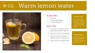 Warm Lemon Water