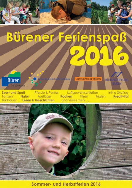 Bürener Ferienspass Programmheft 2016