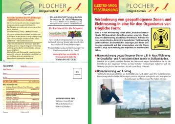 PLOCHER HARMONISIERUNG SCHWEIZ