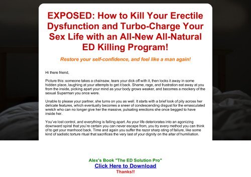 AJUSTEMENT CHIROPRATIQUE DYSFONCTION ÉRECTILE