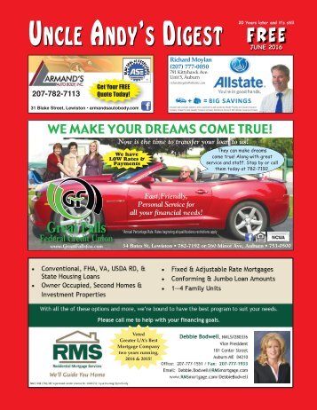 Uncle Andy's Digest - June 2016