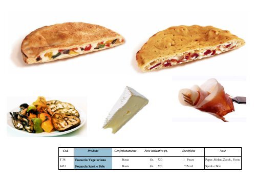 Catalogo Trevigel Pane Snack 2016