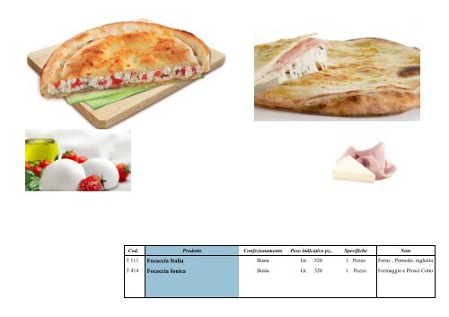 Catalogo Trevigel Pane Snack 2016