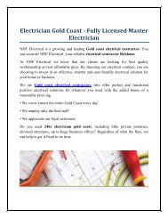 Electrician Gold Coast - Fully Licensed Master Electrician-