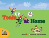 Team Up At Home - Team Nutrition - US Department of Agriculture
