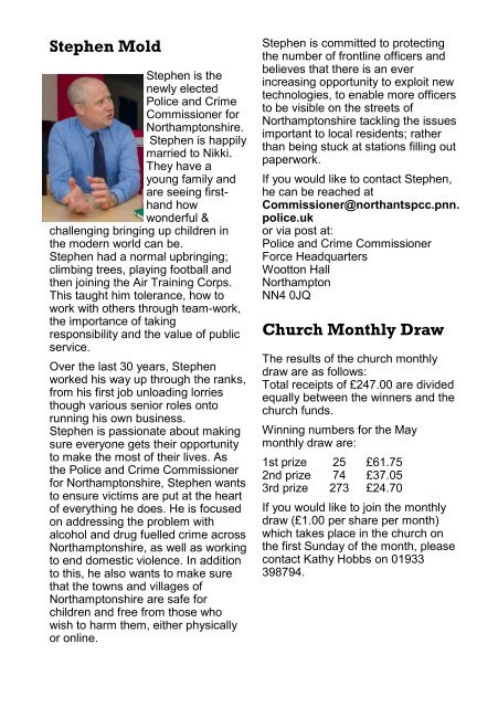 June 2016 Parish Magazine