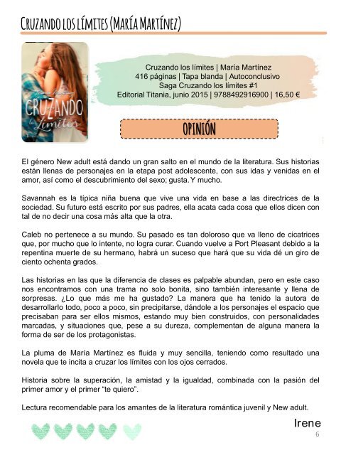 Literariamente ~ Junio 2016