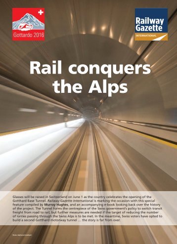 Rail conquers the Alps