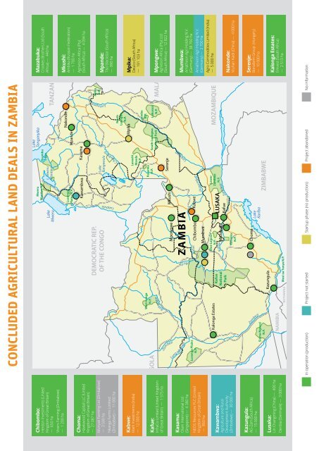 LARGE SCALE LAND ACQUISITIONS PROFILE ZAMBIA