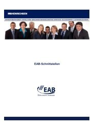 EAB-Schnittstellen - Henrichsen AG