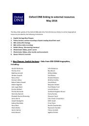 Oxford DNB linking to external resources May 2016