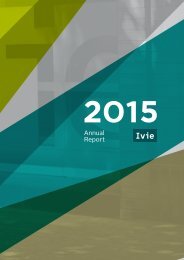 Ivie Annual Report 2015