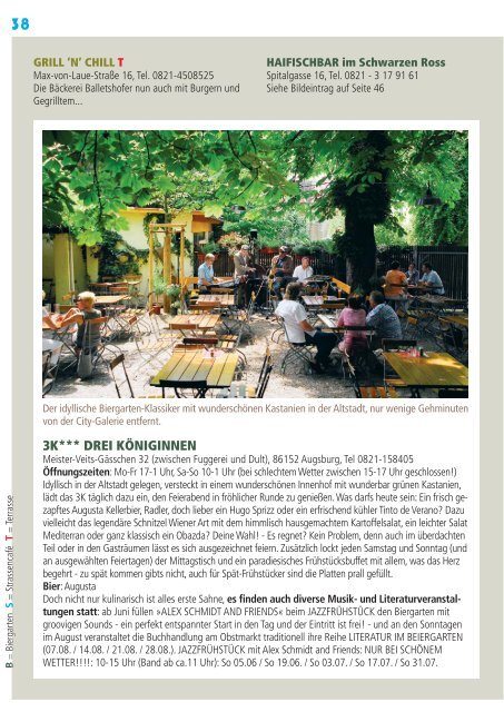 Biergarten-Guide Augsburg 2016