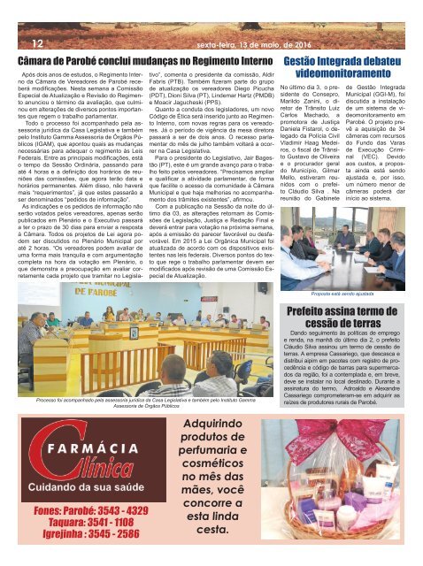 Jornal News Parobé - Edição 27 (13/05/2016)
