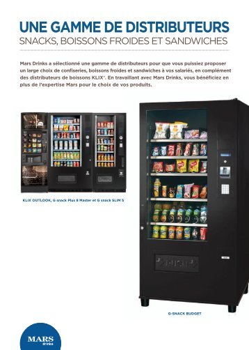 Fiche GAMME DISTRIBUTEURS G SNACK_Mars Drinks