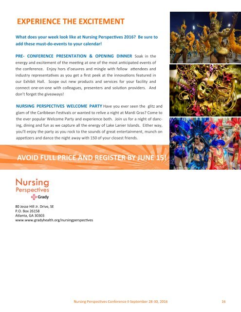 2016 Nursing Perspectives Program