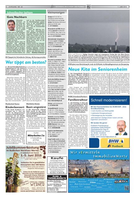 Schwalbacher Zeitung