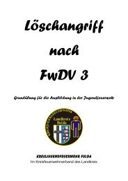 Löschangriff nach FwDV 3 - Kreisjugendfeuerwehr Fulda