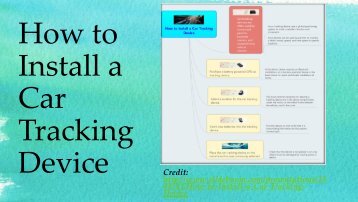 How to Install a Car Tracking Device