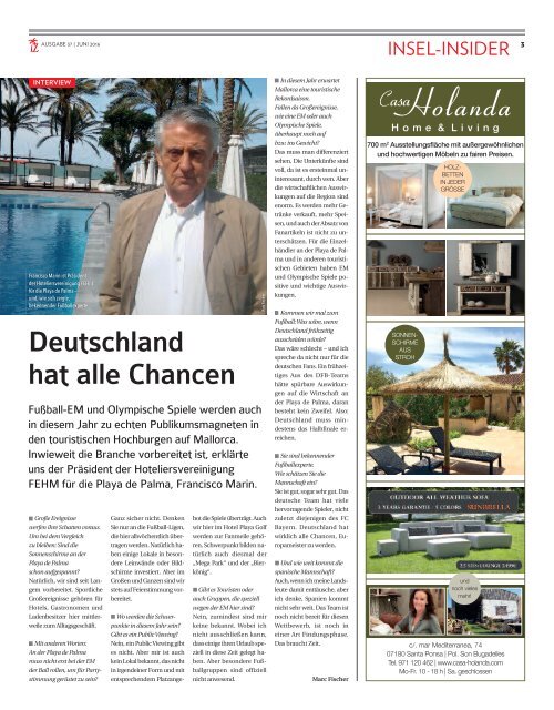 Die Inselzeitung Mallorca Juni 2016