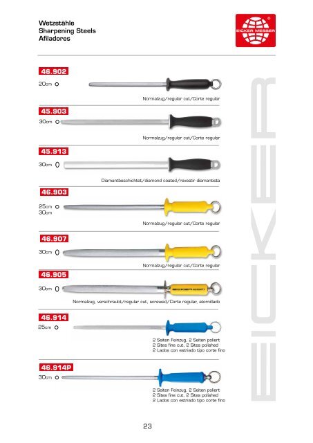 Eicker Messer Katalog 2016