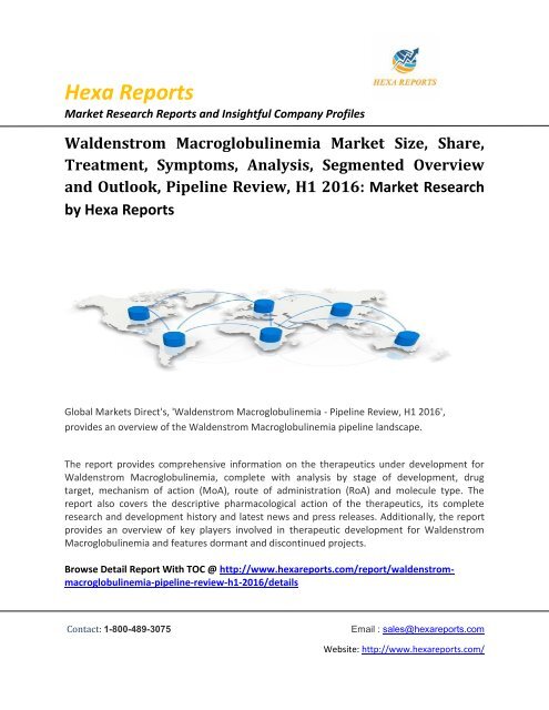 Waldenstrom Macroglobulinemia Market