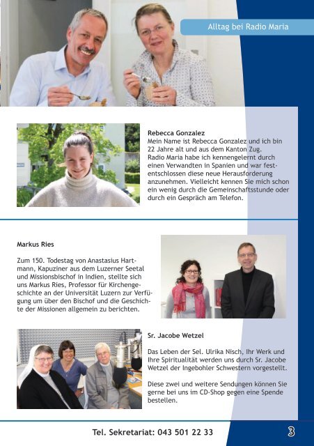 Radio Maria Schweiz - Juni 2016