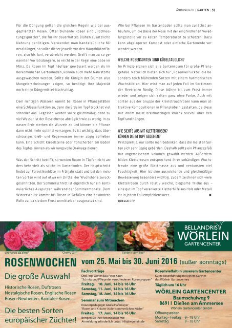 SchlossMagazin Fuenfseenland Juni 2016