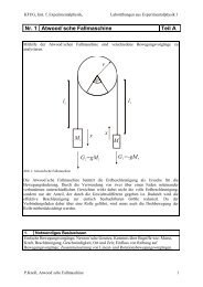 Nr. 1 Atwood´sche Fallmaschine Teil A - KFU