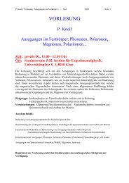 jeweils Di., 11.00 - 12.30 Uhr Ort - KFU