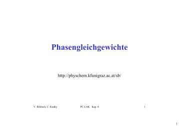 Phasengleichgewichte