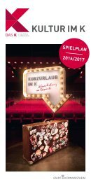 Kultur im K_Spielplan 2016 2017