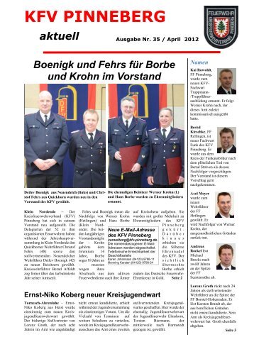 KFV PINNEBERG - Kreisfeuerwehrverband Pinneberg