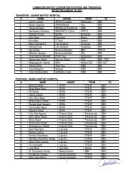 cameroon baptist convention postings and transfers